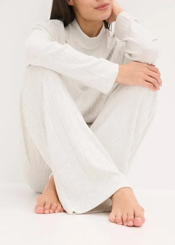 Tuta da casa oversize in morbida maglia a coste, bonprix