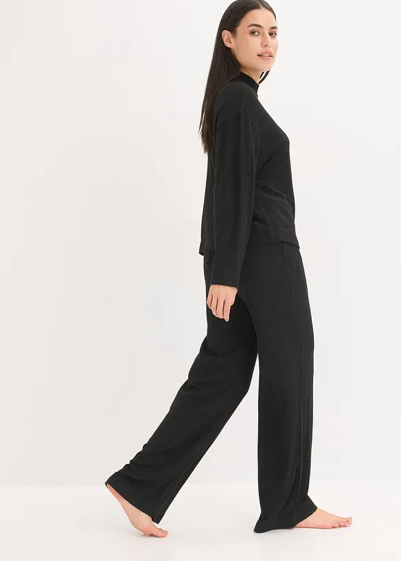 Tuta da casa oversize in morbida maglia a coste, bonprix