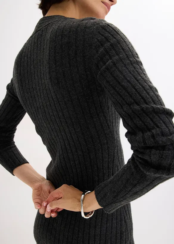 Abito in maglia misto lana, bonprix