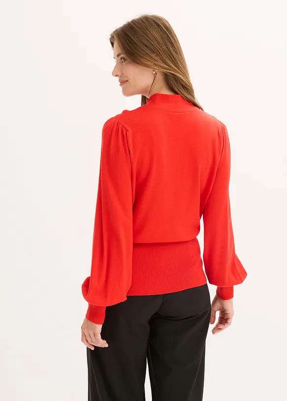 Maglione morbido in filato fine misto viscosa, bonprix
