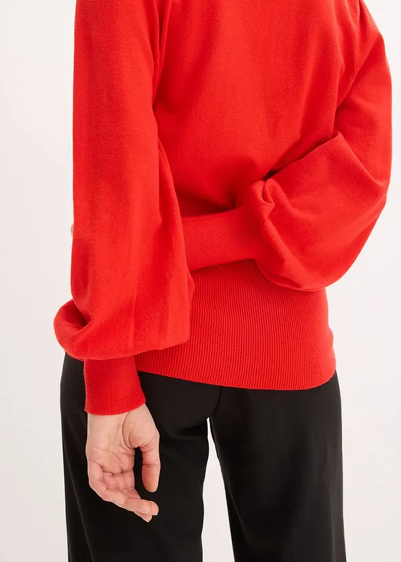 Maglione morbido in filato fine misto viscosa, bonprix
