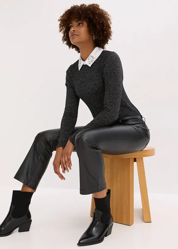 Maglia in misto cotone, bonprix