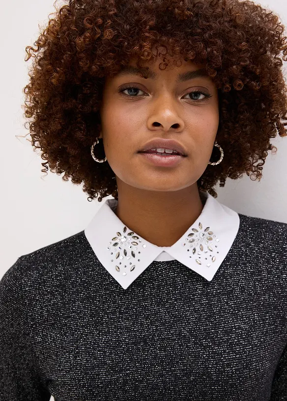 Maglia in misto cotone, bonprix