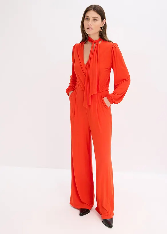 Tuta elegante in misto viscosa fluente, bonprix