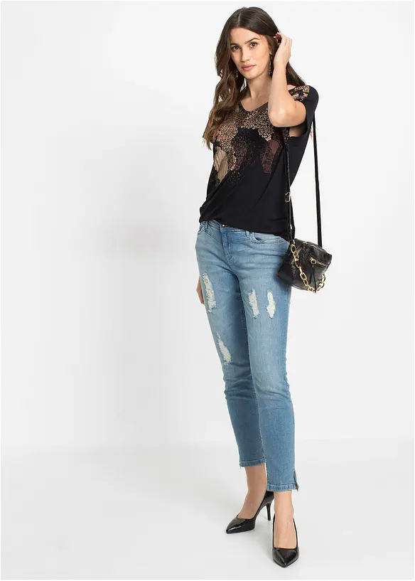 Maglia in misto viscosa, bonprix