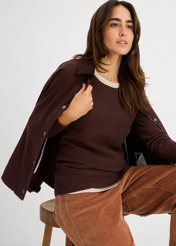 Maglione in filato fine, bonprix