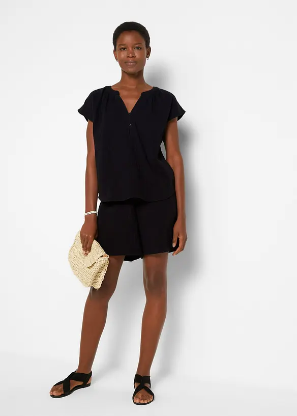 Top in mussola di puro cotone, bonprix