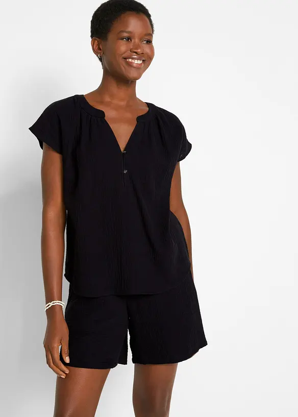 Top in mussola di puro cotone, bonprix