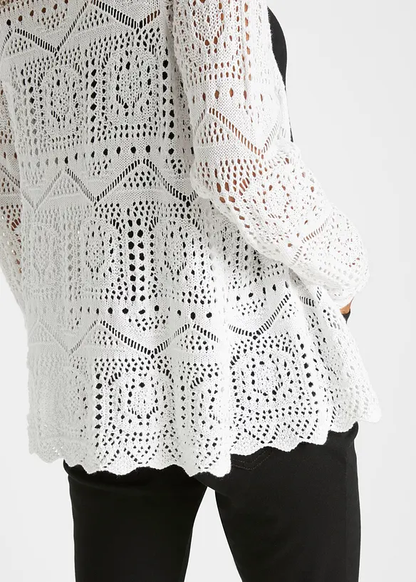 Cardigan traforato, bonprix