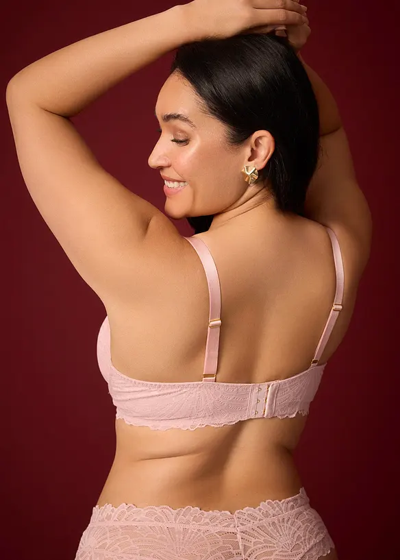 Reggiseno con coppe preformate in pizzo, bonprix