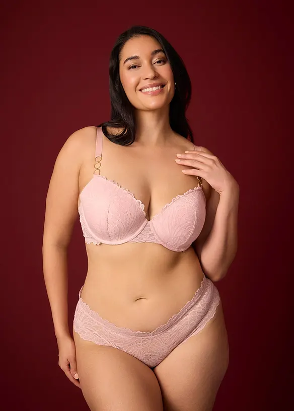 Reggiseno con coppe preformate in pizzo, bonprix