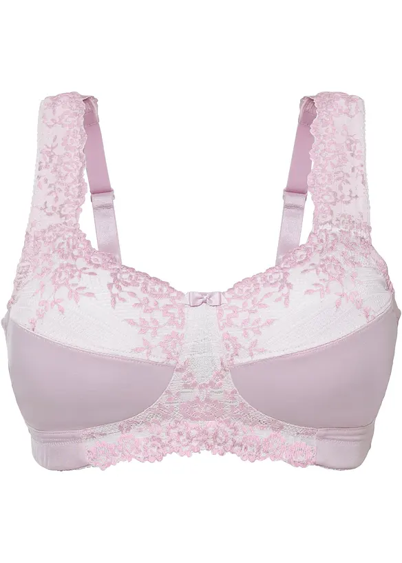Reggiseno contenitivo senza ferretto con spalline imbottite, bonprix