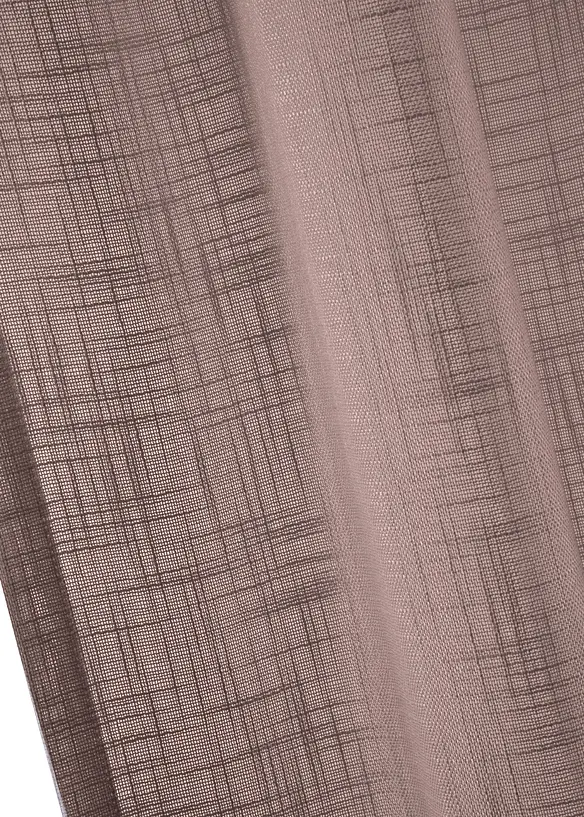 Tenda con tessuto strutturato (pacco da 2), bonprix