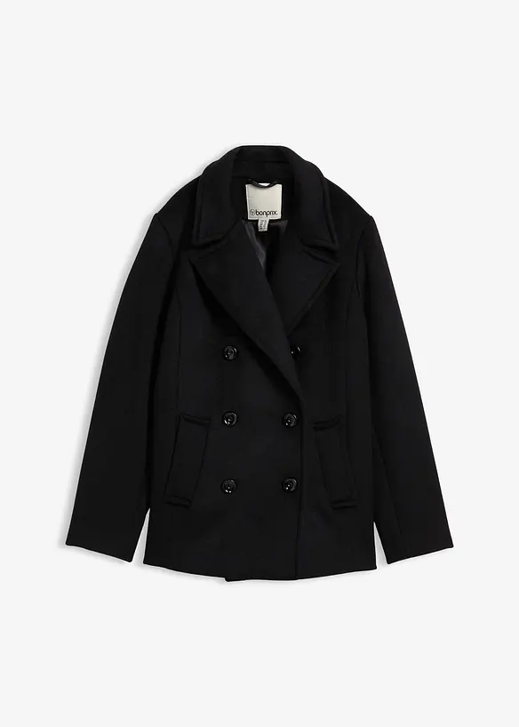 Caban in misto lana, bonprix