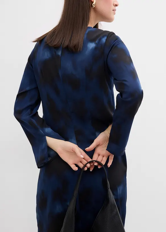 Abito midi in satin, bonprix