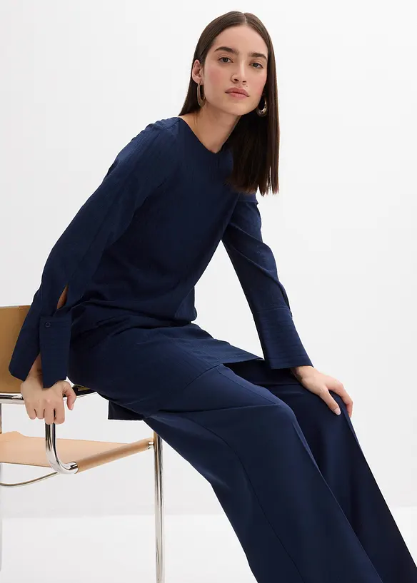 Miniabito in tessuto strutturato, bonprix