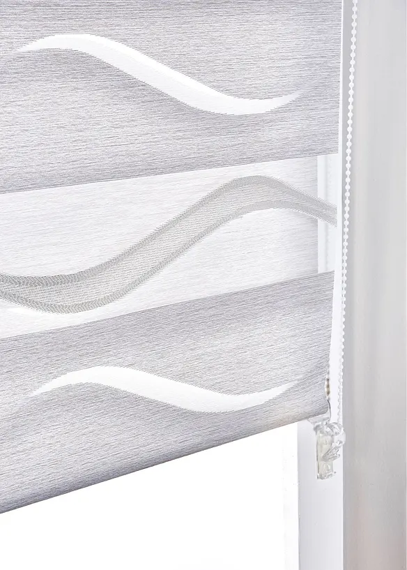 Tenda a rullo doppia jacquard bicolore, bonprix