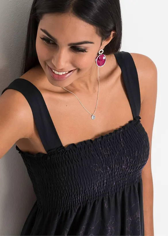 Top stile tunica in misto viscosa, bonprix