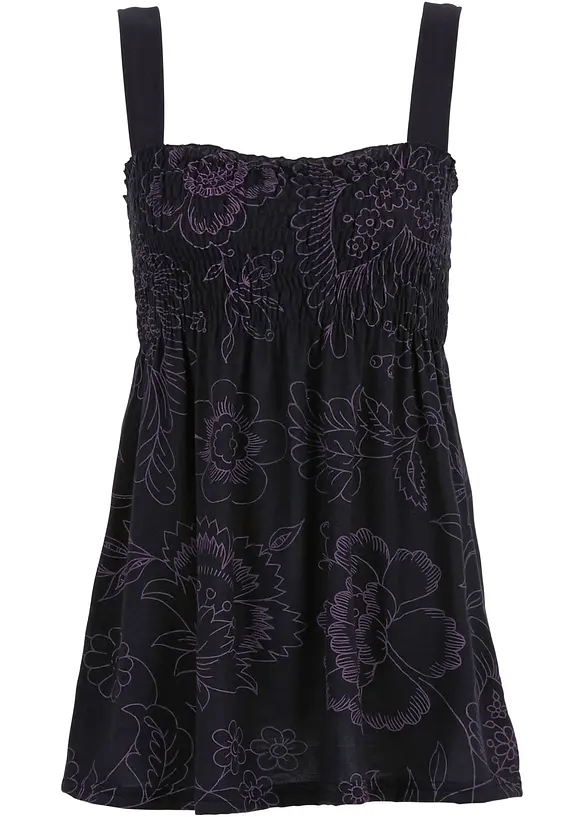 Top stile tunica in misto viscosa, bonprix