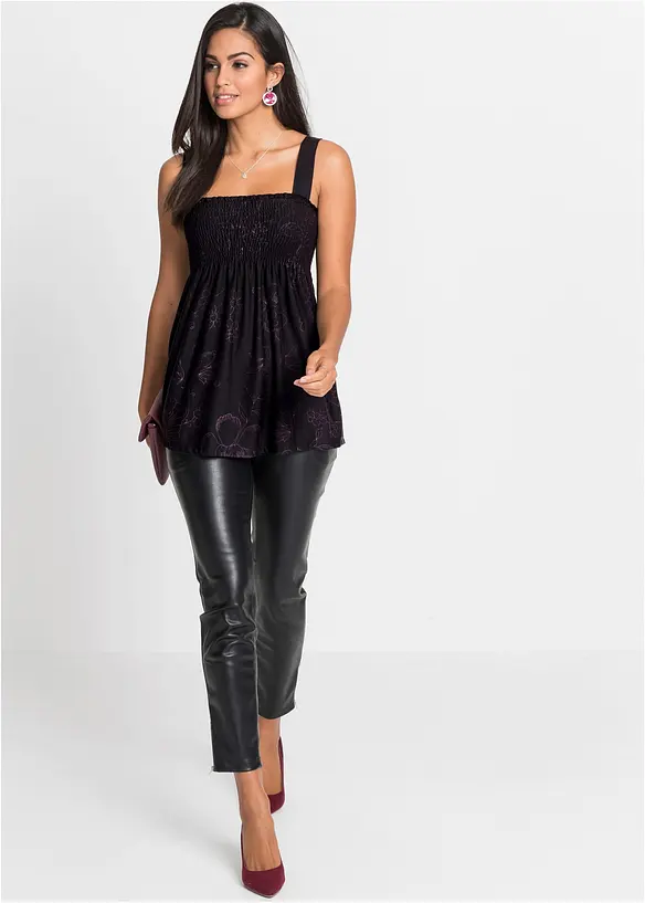 Top stile tunica in misto viscosa, bonprix