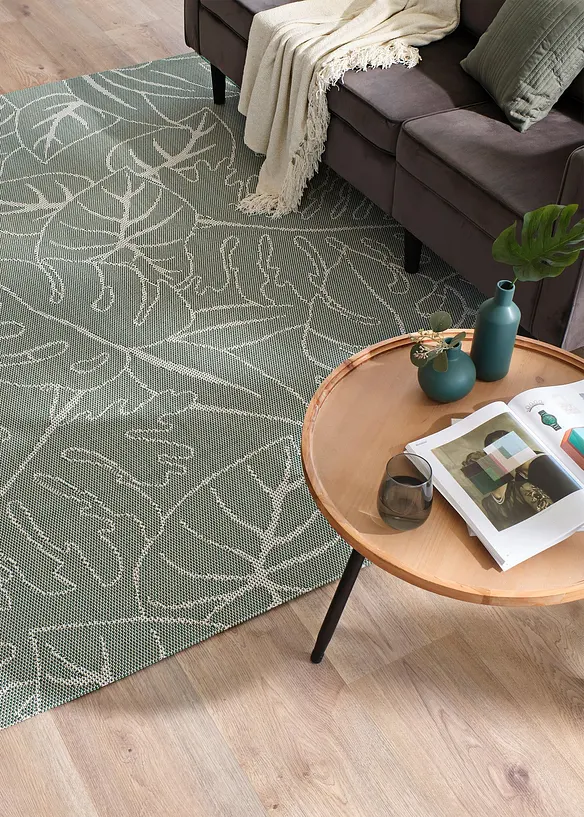 Tappeto da interno ed esterno con motivo floreale, bonprix