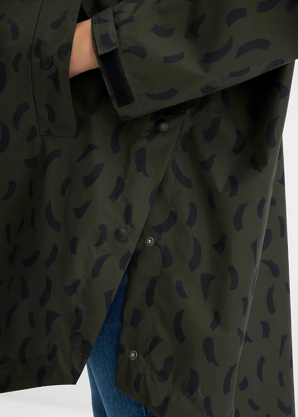 Mantella prémaman impermeabile 3 in 1 con inserto babywearing e sacchetto, bonprix
