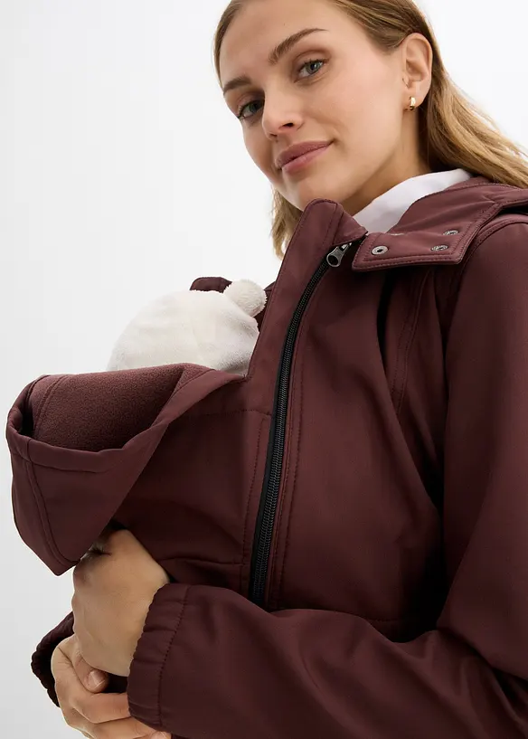 Softshell prémaman con inserto babywearing, regolabile in vita, bonprix