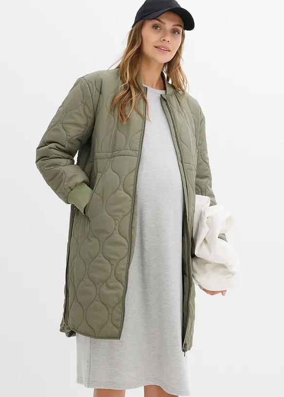Giubbotto prémaman leggero 3 in 1 con inserto babywearing, bonprix