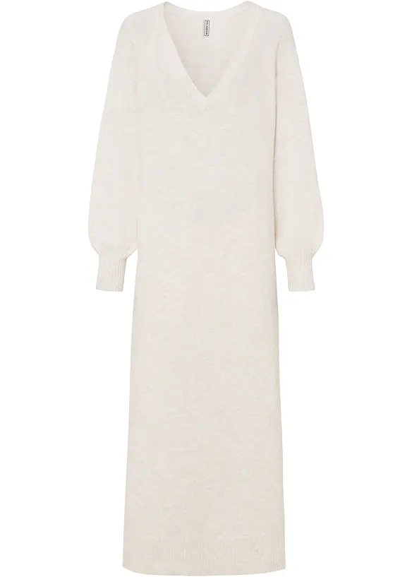 Abito midi in maglia oversize, bonprix
