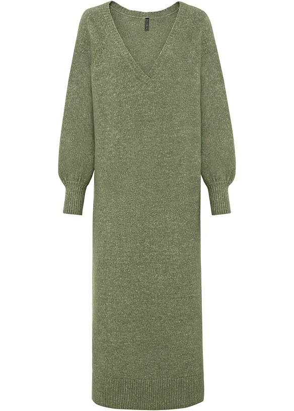 Abito midi in maglia oversize, bonprix