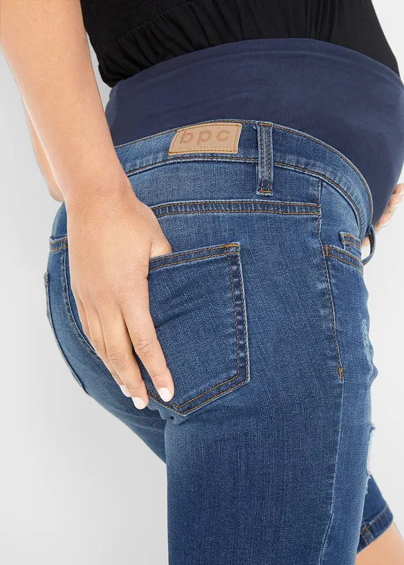 Bermuda di jeans prémaman, regular fit, bonprix