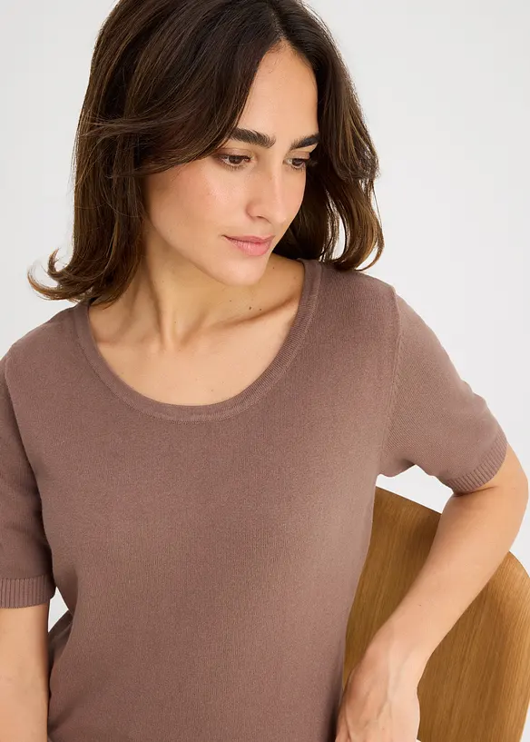 Maglione a maniche corte, bonprix