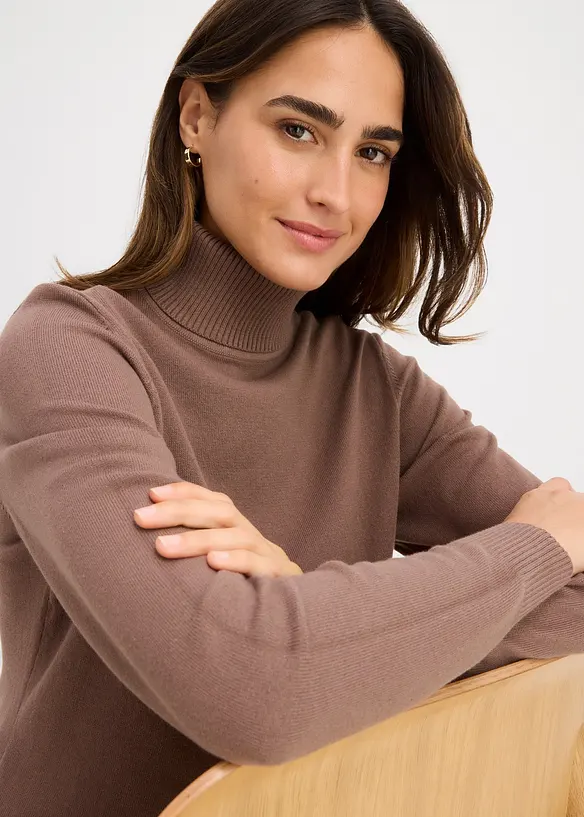 Maglione a collo alto, bonprix