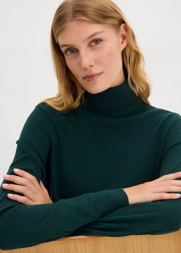 Maglione a collo alto, bonprix