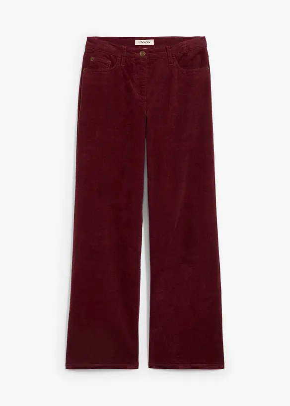 Pantaloni larghi di velluto a coste, bonprix