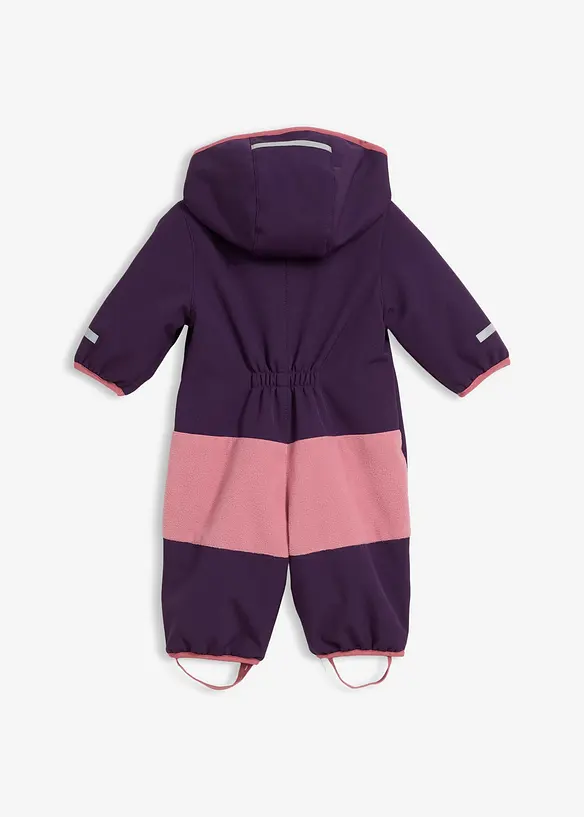 Tuta in softshell idrorepellente con cappuccio, bonprix