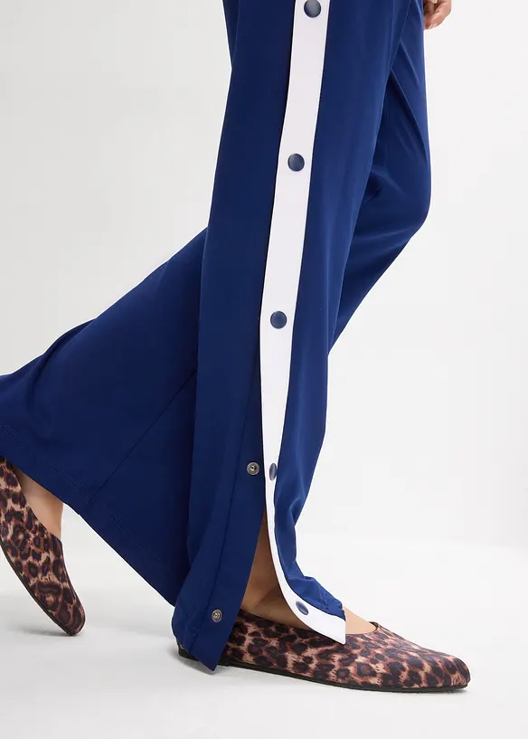 Pantaloni da jogging ad asciugatura rapida con bottoni automatici, bonprix