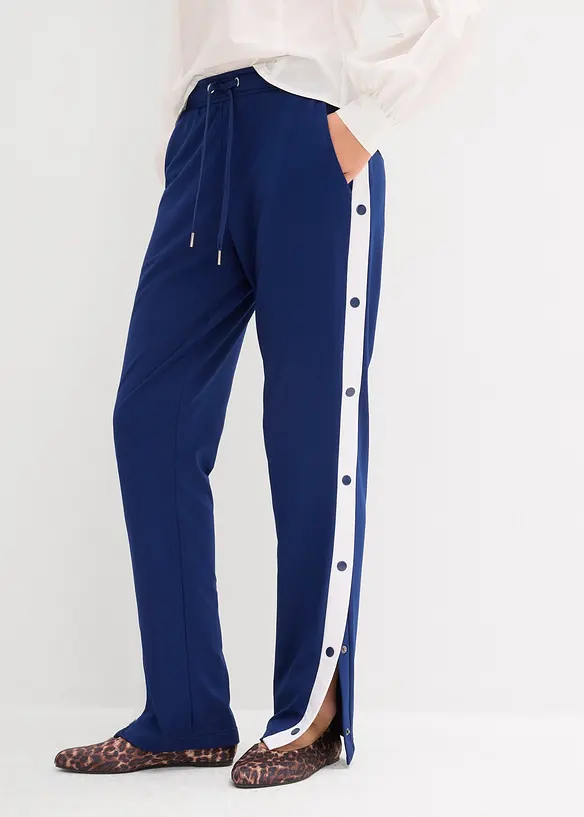 Pantaloni da jogging ad asciugatura rapida con bottoni automatici, bonprix