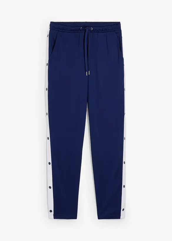 Pantaloni da jogging ad asciugatura rapida con bottoni automatici, bonprix