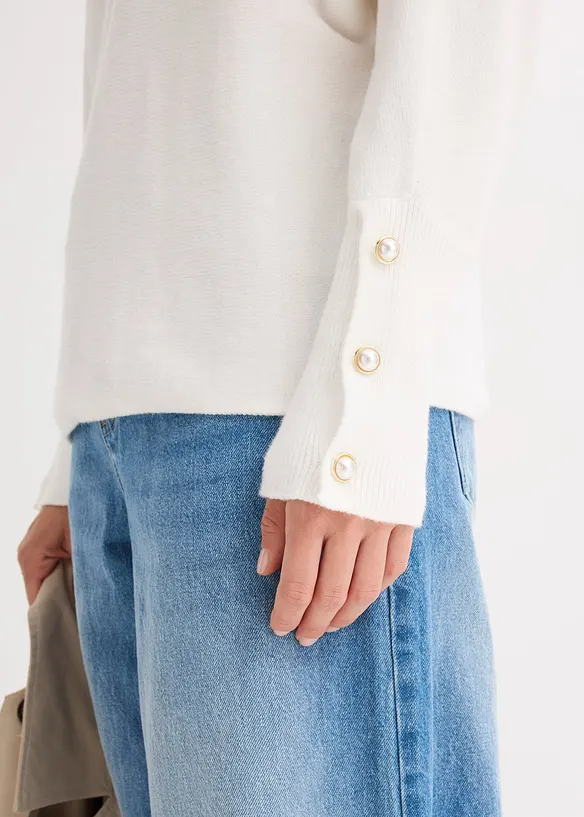 Maglione in misto viscosa, bonprix