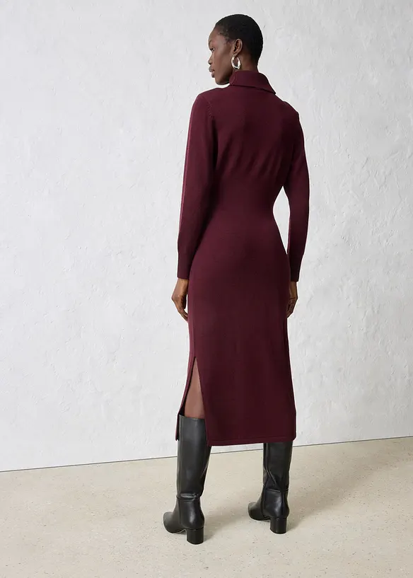 Abito in maglia di lana merino, bonprix