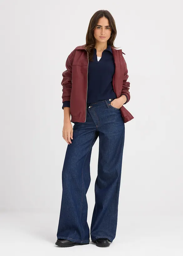 Polo in viscosa fine, bonprix