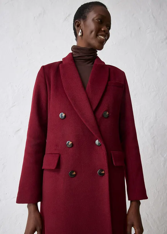 Cappotto stile blazer con lana, bonprix