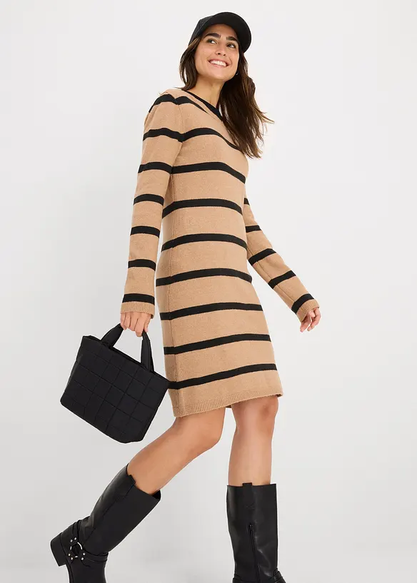 Abito in maglia aderente, bonprix