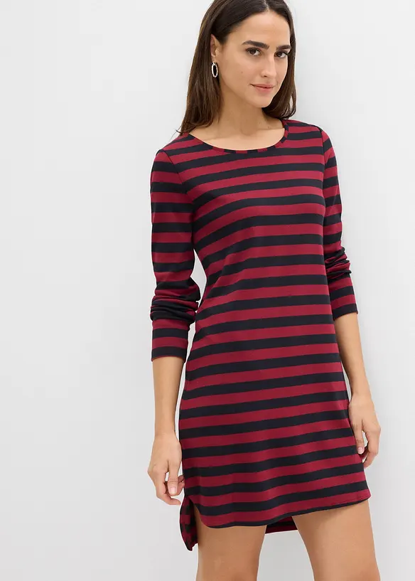 Abito asimmetrico in puro cotone pesante, bonprix