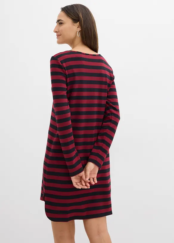 Abito asimmetrico in puro cotone pesante, bonprix