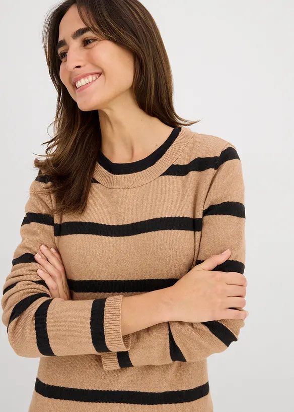 Abito in maglia aderente, bonprix