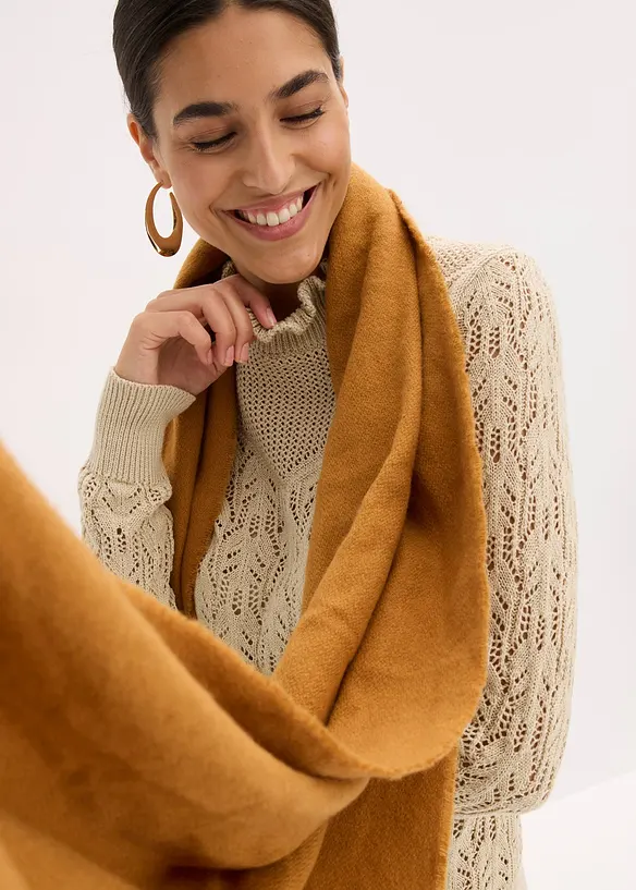 Maglione traforato di cotone, bonprix