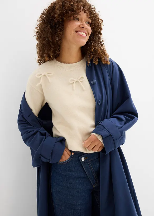 Maglione con fiocchi, bonprix