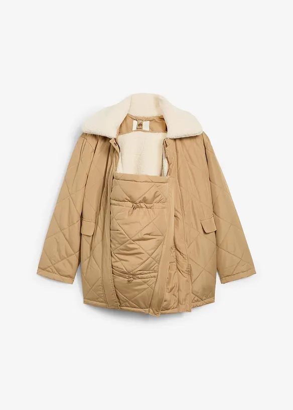 Giacca prémaman 6 in 1 con inserto babywearing e gilet staccabile, bonprix